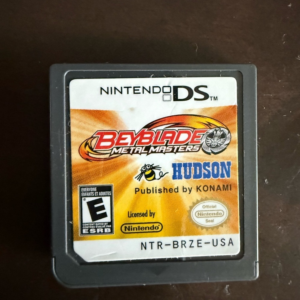 Beyblade Metal Masters Nintendo DS Game Cartridge Konami